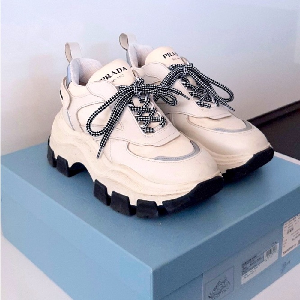 Prada Pegasus White sneakers size 38.5